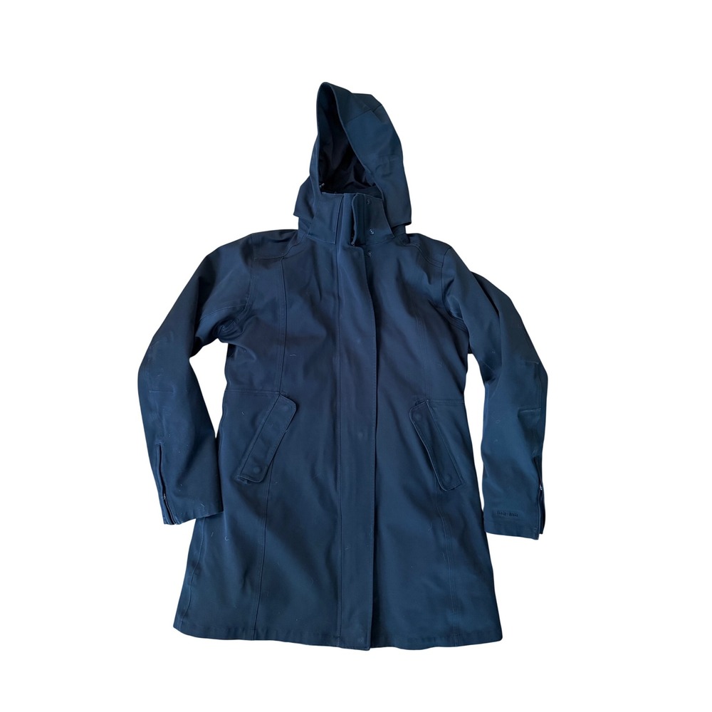 Patagonia Women Black Down With It Parka Hooded Puffer Coat 28407 FA15 Large
